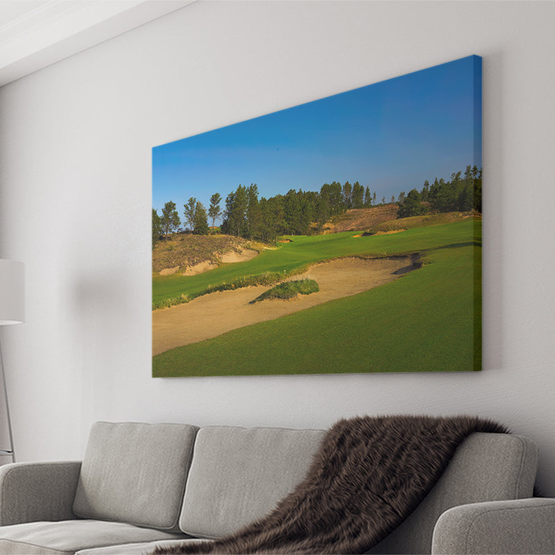 Sand Valley Golf Resort, Sand Valley Course Hole 07, Nekoosa, Wisconsin, Golf Art Print, Canvas Prints Wall Art Decor