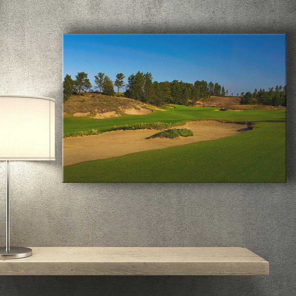 Sand Valley Golf Resort, Sand Valley Course Hole 07, Nekoosa, Wisconsin, Golf Art Print, Canvas Prints Wall Art Decor