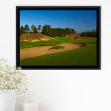 Sand Valley Golf Resort, Sand Valley Course Hole 07, Nekoosa, Wisconsin, Framed Canvas Prints Wall Art Decor, Floating Frame
