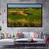 Sand Valley Golf Resort, Sand Valley Course Hole 18, Nekoosa, Wisconsin, Framed Canvas Prints Wall Art Decor, Floating Frame