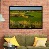 Sand Valley Golf Resort, Sand Valley Course Hole 18, Nekoosa, Wisconsin, Golf Sport Print, Framed Art Prints Home Decor