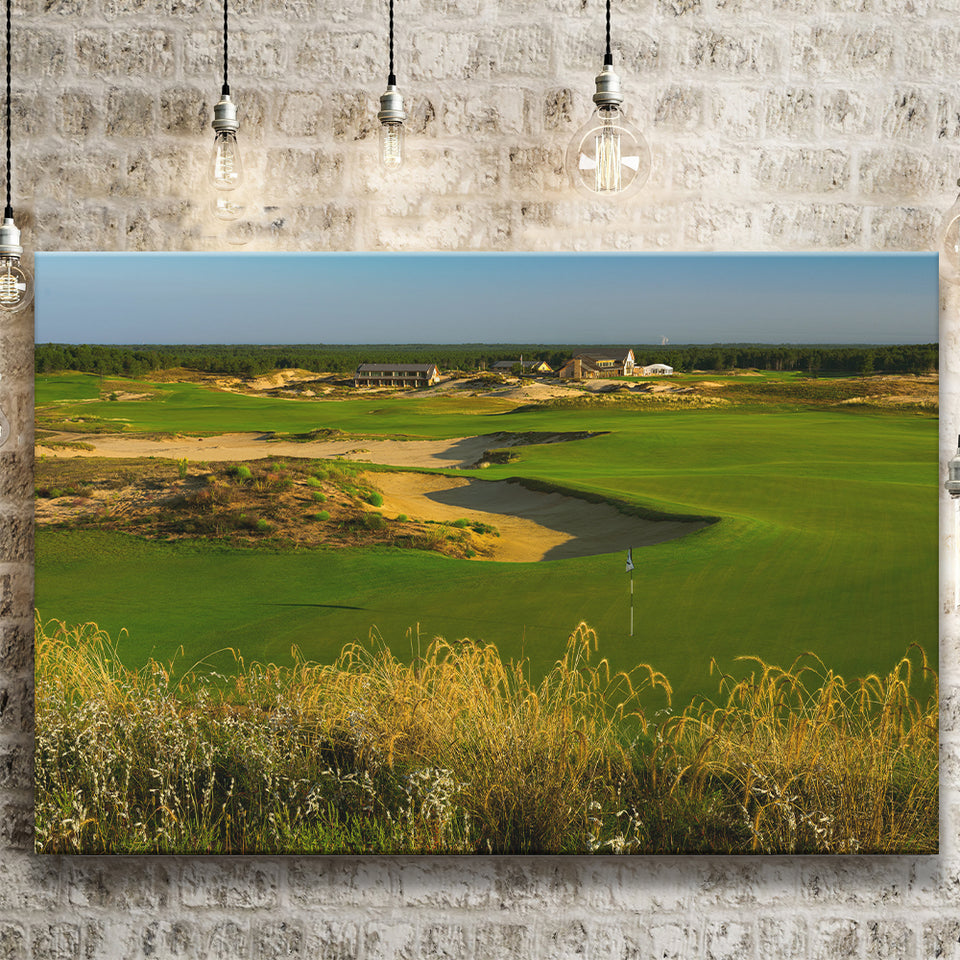 Sand Valley Golf Resort, Sand Valley Course Hole 18, Nekoosa, Wisconsin, Golf Art Print, Canvas Prints Wall Art Decor
