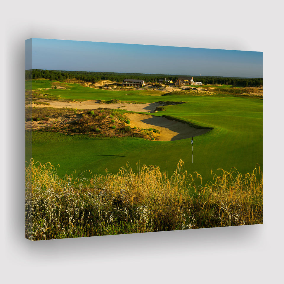 Sand Valley Golf Resort, Sand Valley Course Hole 18, Nekoosa, Wisconsin, Golf Art Print, Canvas Prints Wall Art Decor