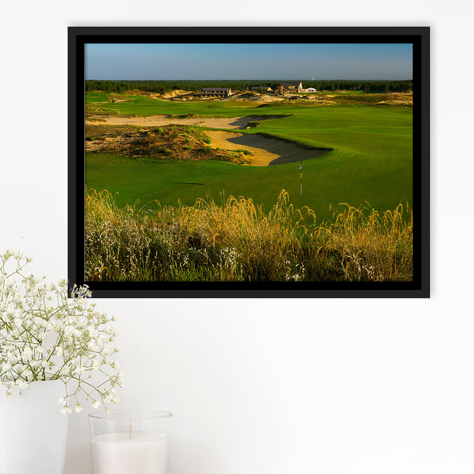 Sand Valley Golf Resort, Sand Valley Course Hole 18, Nekoosa, Wisconsin, Framed Canvas Prints Wall Art Decor, Floating Frame