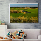 Sand Valley Golf Resort, Sand Valley Course Hole 18, Nekoosa, Wisconsin, Framed Canvas Prints Wall Art Decor, Floating Frame
