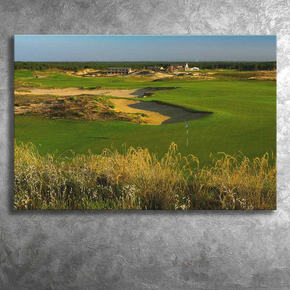 Sand Valley Golf Resort, Sand Valley Course Hole 18, Nekoosa, Wisconsin, Golf Art Print, Canvas Prints Wall Art Decor