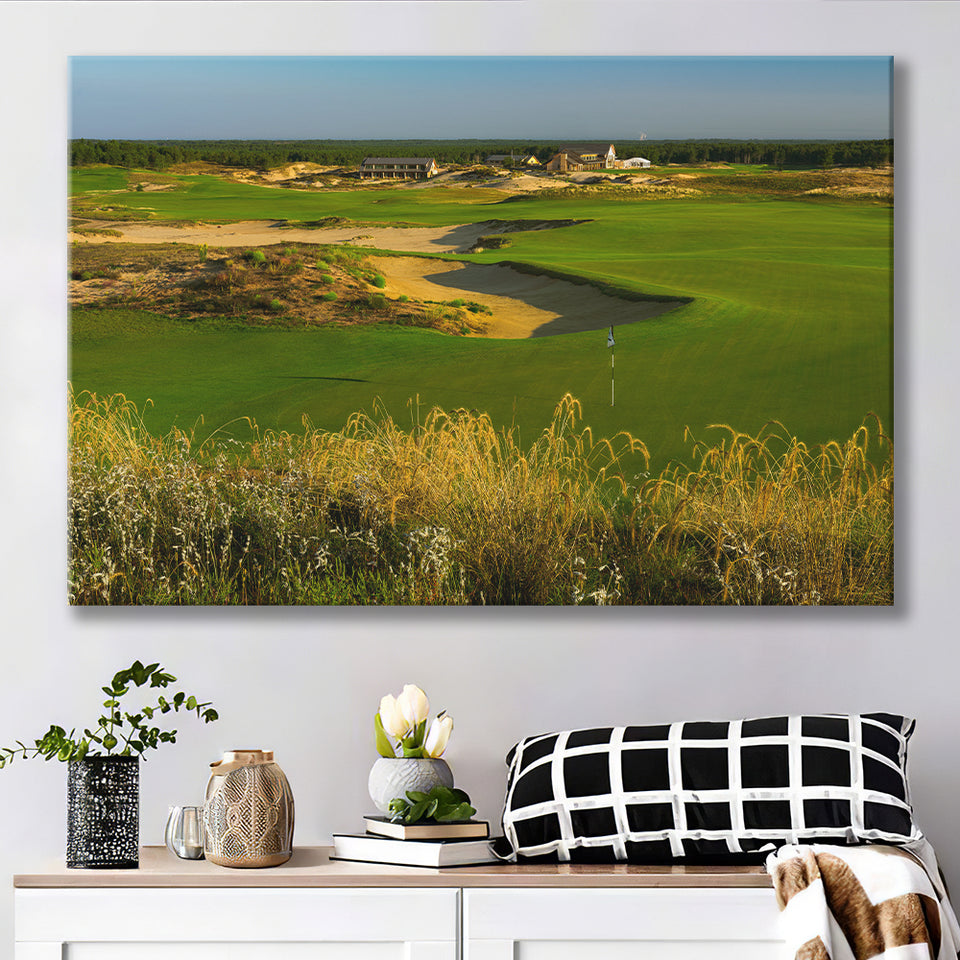 Sand Valley Golf Resort, Sand Valley Course Hole 18, Nekoosa, Wisconsin, Golf Art Print, Canvas Prints Wall Art Decor
