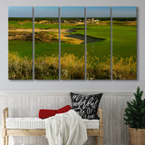 Sand Valley Golf Resort, Sand Valley Course Hole 18, Nekoosa, Wisconsin, 5 Panels Extra Large Canvas Prints Wall Art Decor