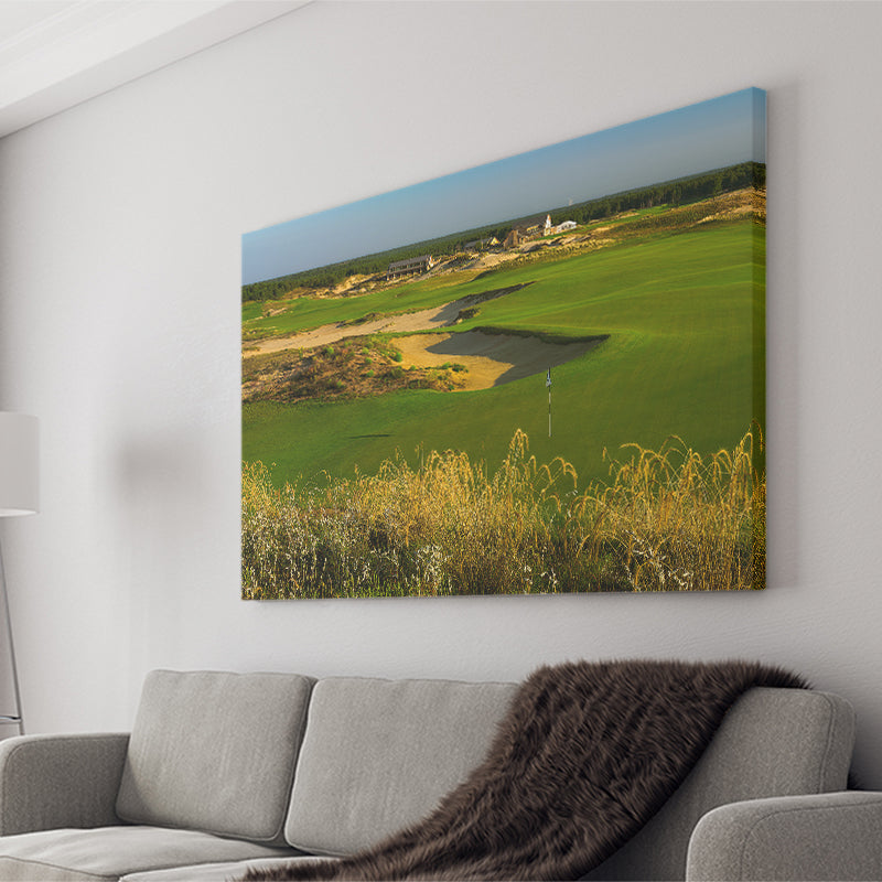 Sand Valley Golf Resort, Sand Valley Course Hole 18, Nekoosa, Wisconsin, Golf Art Print, Canvas Prints Wall Art Decor