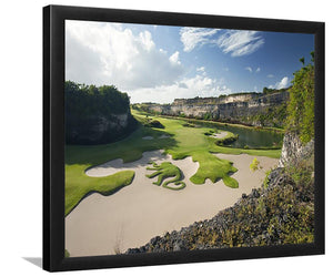 Sandy Lane Caribbean-Golf-Sport Art, Art Print, Frame Art,Plexiglass Cover