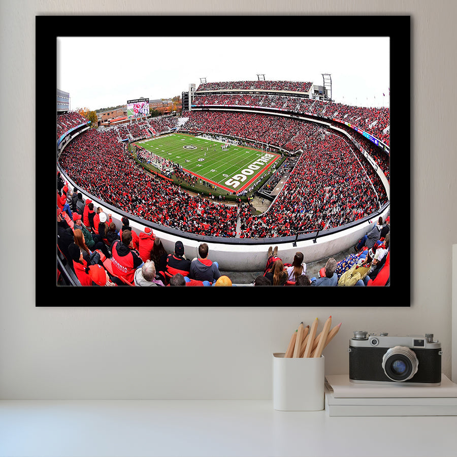 Sanford Stadium Art Prints Georgia Bulldogs Wall Art American,Sport Stadium Art Prints, Fan Gift, Wall Decor