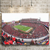 Sanford Stadium Canvas Prints Georgia Bulldogs Wall Art American,Sport Stadium Art Prints, Fan Gift, Wall Decor
