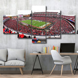Sanford Stadium Canvas Prints Georgia Bulldogs Wall Art American,Multi Panels,Sport Stadium Art Prints, Fan Gift