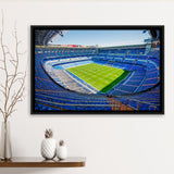 Santiago Bernabeu Stadium Framed Canvas Prints Wall Art Real Madrid,Sport Stadium Art Prints, Fan Gift