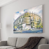 Santiago Bernabeu Stadium, Stadium Canvas, Sport Art, Gift for him, Fan Gift, Canvas Prints Wall Art Decor