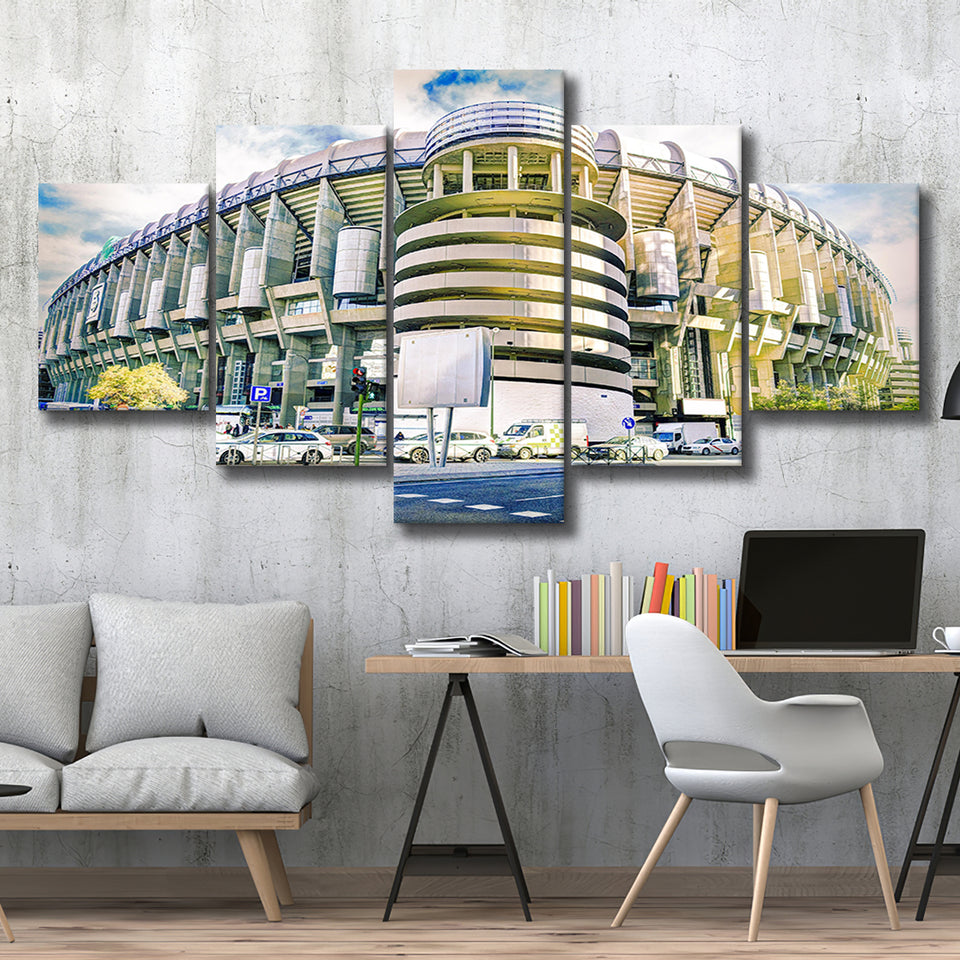 Santiago Bernabeu Stadium, Stadium Canvas, Sport Art, Large Canvas, Multi Panels, Canvas Prints Wall Art Decor