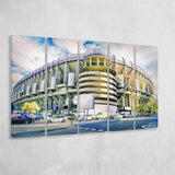 Santiago Bernabeu Stadium, Stadium Canvas, Sport Art, Gift for him, Multi Panels B, Canvas Prints Wall Art Decor