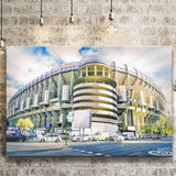 Santiago Bernabeu Stadium, Stadium Canvas, Sport Art, Gift for him, Fan Gift, Canvas Prints Wall Art Decor