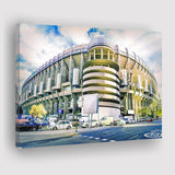 Santiago Bernabeu Stadium, Stadium Canvas, Sport Art, Gift for him, Fan Gift, Canvas Prints Wall Art Decor