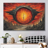 Sauron'S Eye Wall Art, Evil Eye Painting Art Canvas Prints Wall Art, Home Living Room Decor, Large Canvas