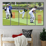 School Runs Cricket, Stadium Canvas, Sport Art, Gift for him, Multi Panels B, Canvas Prints Wall Art Decor