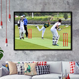 School Runs Cricket, Stadium Canvas, Sport Art, Gift for him, Framed Art Prints Wall Art Decor, Framed Picture