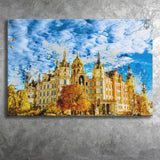 Schwerin Castle Painting Canvas Prints Wall Art Decor - Painting Canvas, Art Print, Home Decor, Ready to Hang