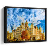 Schwerin Castle Painting Framed Canvas Prints Wall Art Decor - Painting Canvas, Framed Picture, Home Decor