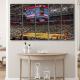 Scotiabank Arena Raptors, Stadium Canvas, Sport Art, Gift for him, Multi Panels B, Canvas Prints Wall Art Decor