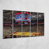 Scotiabank Arena Raptors, Stadium Canvas, Sport Art, Gift for him, Multi Panels B, Canvas Prints Wall Art Decor