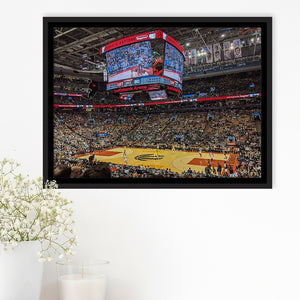 Scotiabank Arena Raptors, Stadium Canvas, Sport Art, Gift for him, Framed Canvas Prints Wall Art Decor, Framed Picture