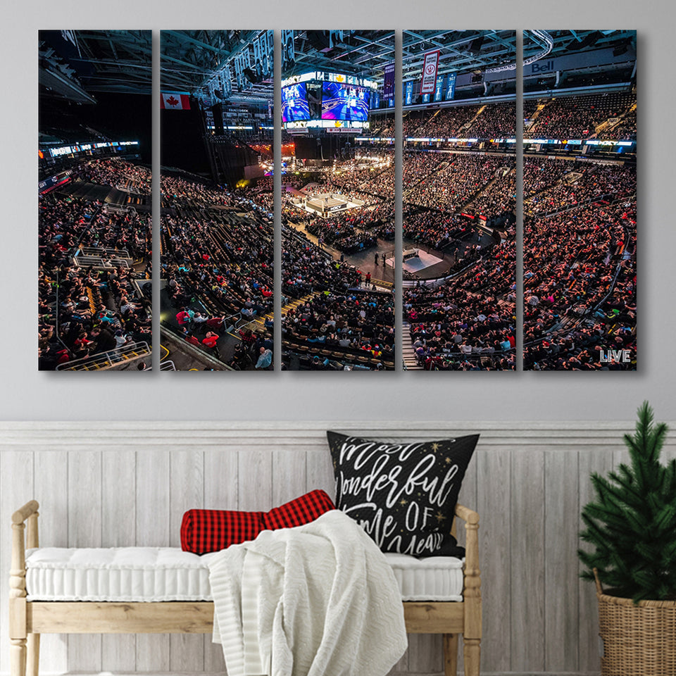 Scotiabank Arena, Stadium Canvas, Sport Art, Gift for him, Multi Panels B, Canvas Prints Wall Art Decor