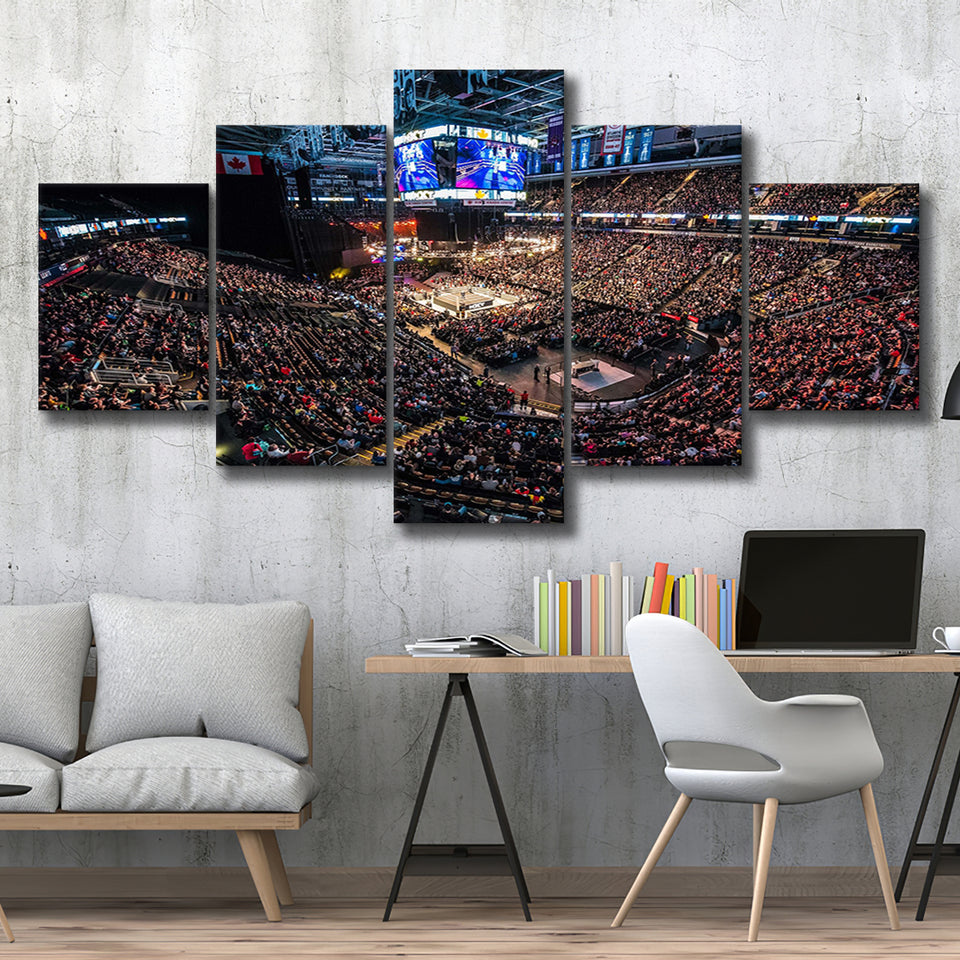Scotiabank Arena, Stadium Canvas, Sport Art, Large Canvas, Multi Panels, Canvas Prints Wall Art Decor