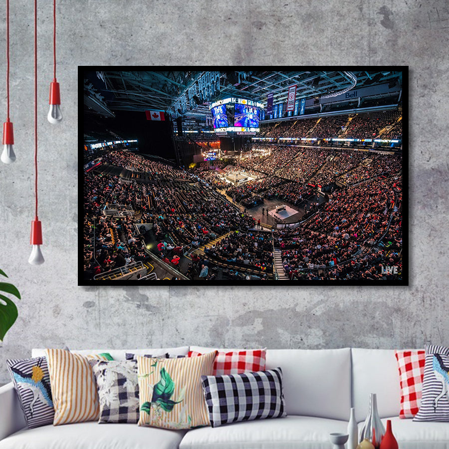Scotiabank Arena, Stadium Canvas, Sport Art, Gift for him, Framed Art Prints Wall Art Decor, Framed Picture