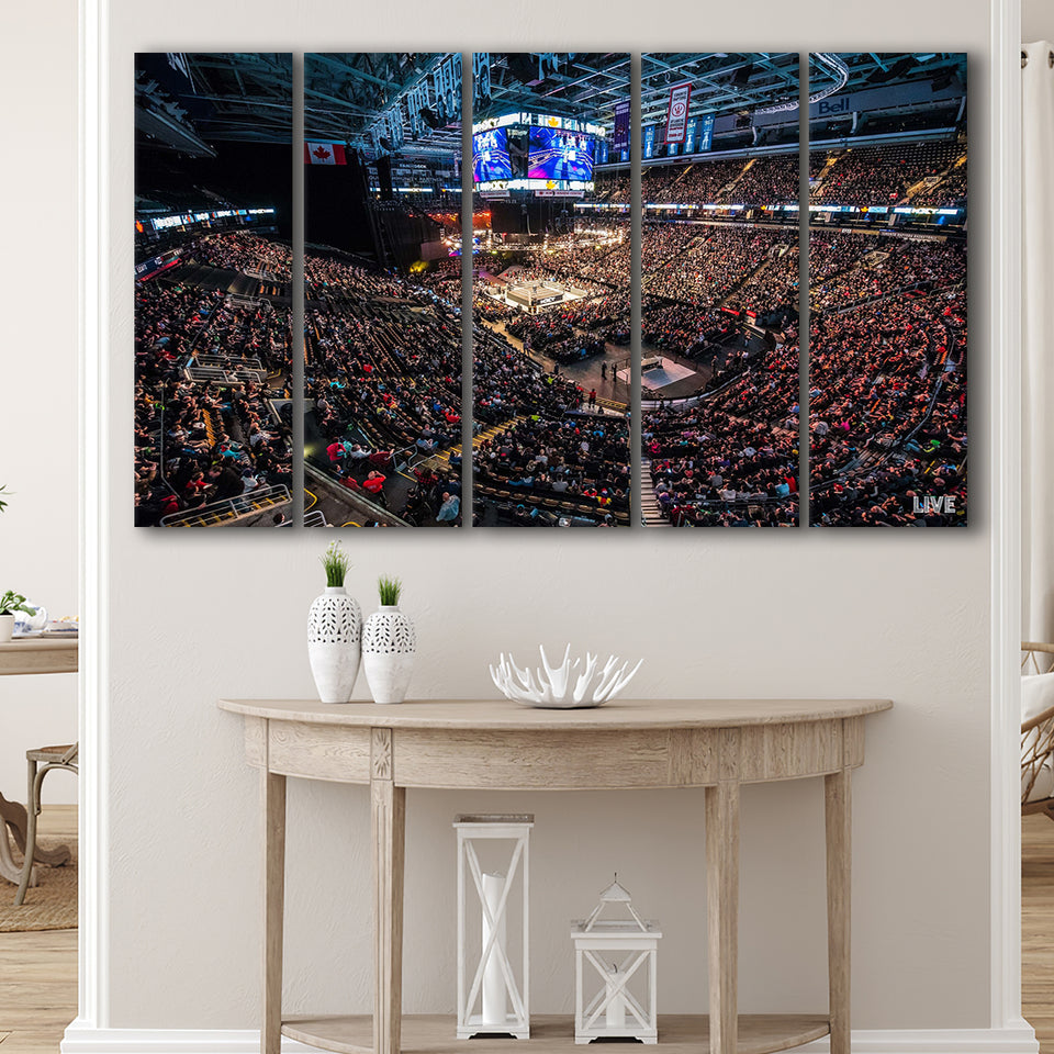 Scotiabank Arena, Stadium Canvas, Sport Art, Gift for him, Multi Panels B, Canvas Prints Wall Art Decor