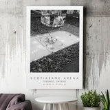 Scotiabank Arena Toronto Maple Leafs Ice Hockey Lovers Black And White Art Canvas Prints Wall Art Home Decor
