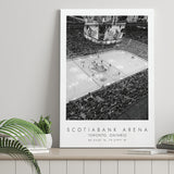 Scotiabank Arena Toronto Maple Leafs Ice Hockey Lovers Black And White Art Canvas Prints Wall Art Home Decor