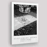 Scotiabank Arena Toronto Maple Leafs Ice Hockey Lovers Black And White Art Canvas Prints Wall Art Home Decor