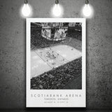 Scotiabank Arena Toronto Maple Leafs Ice Hockey Lovers Black And White Art Canvas Prints Wall Art Home Decor