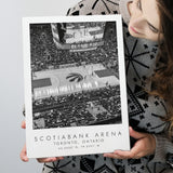 Scotiabank Arena Toronto Raptors Basketball Lovers Black And White Art Coordinates Print Canvas Prints Wall Art Home Decor