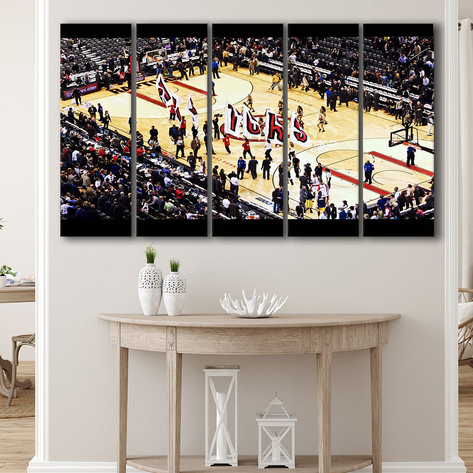 Scotiabank Arena Wall Art Air Canada Centre Stadium Canvas Prints,Multi Panels B,Sport Stadium Art Prints, Fan Gift