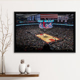Scotiabank Arena Wall Art Toronto Raptors Stadium Framed Canvas Prints Air,Sport Stadium Art Prints, Fan Gift