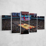 Scotiabank Arena Wall Art Toronto Raptors Stadium Canvas Prints Air,Multi Panels,Sport Stadium Art Prints, Fan Gift