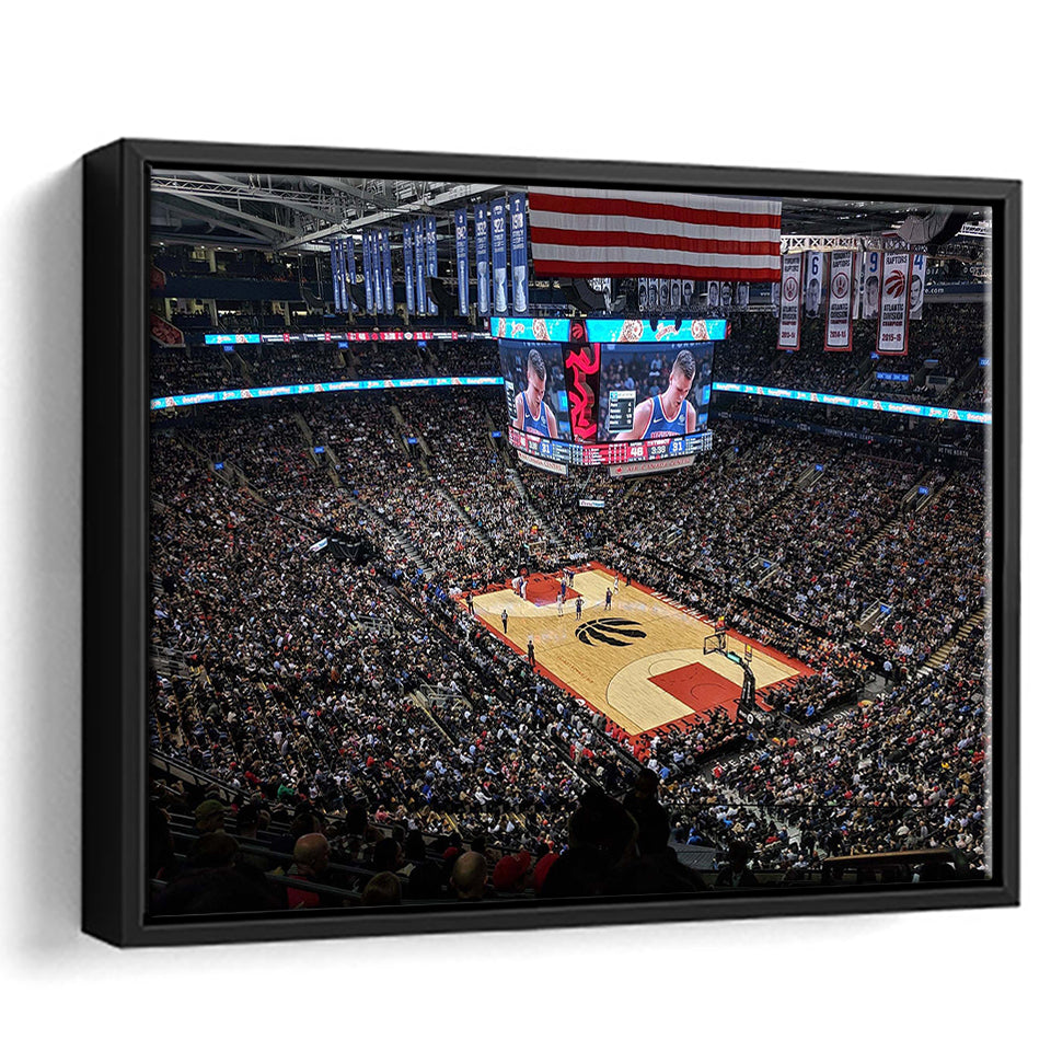 Scotiabank Arena Wall Art Toronto Raptors Stadium Framed Canvas Prints Air,Sport Stadium Art Prints, Fan Gift