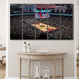 Scotiabank Arena Wall Art Toronto Raptors Stadium Canvas Prints Air,Multi Panels B,Sport Stadium Art Prints, Fan Gift