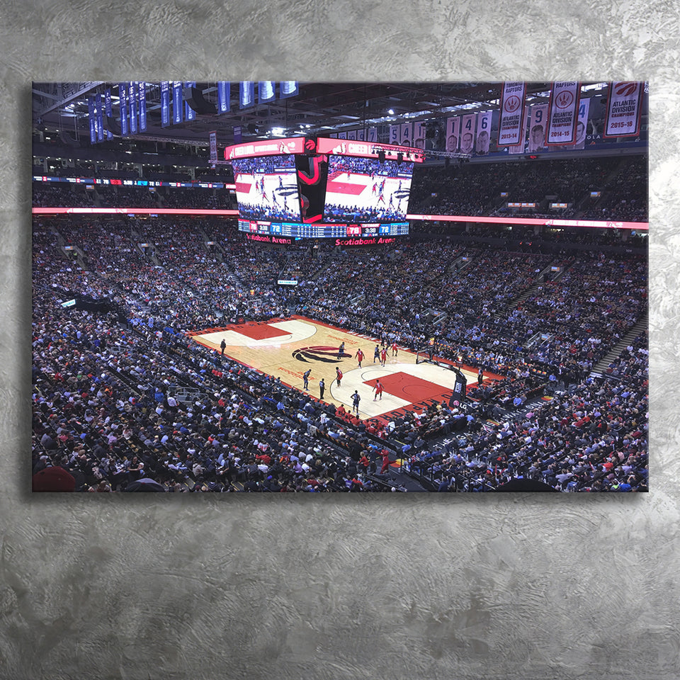 Scotiabank Arena in Toronto, Stadium Canvas, Sport Art, Gift for him, Fan Gift, Canvas Prints Wall Art Decor