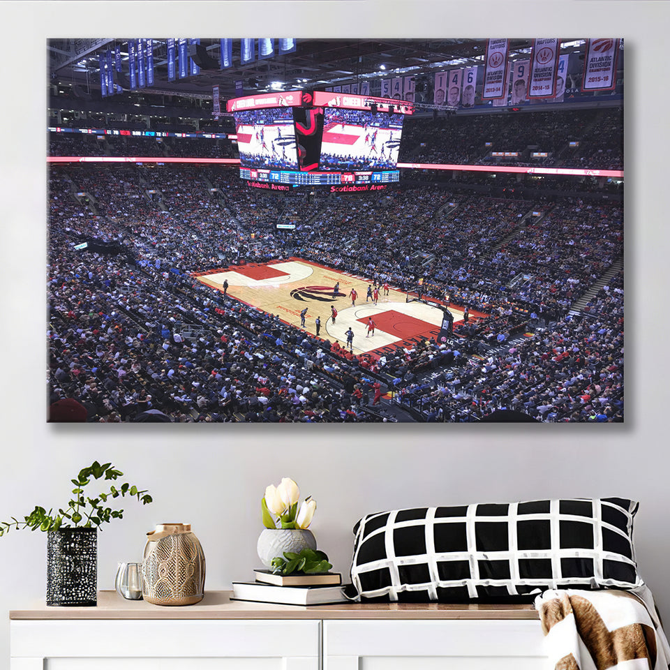 Scotiabank Arena in Toronto, Stadium Canvas, Sport Art, Gift for him, Fan Gift, Canvas Prints Wall Art Decor