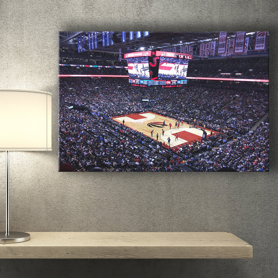 Scotiabank Arena in Toronto, Stadium Canvas, Sport Art, Gift for him, Fan Gift, Canvas Prints Wall Art Decor