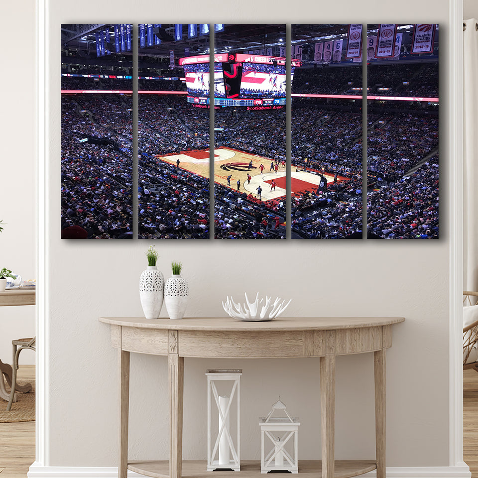 Scotiabank Arena in Toronto, Stadium Canvas, Sport Art, Gift for him, Multi Panels B, Canvas Prints Wall Art Decor