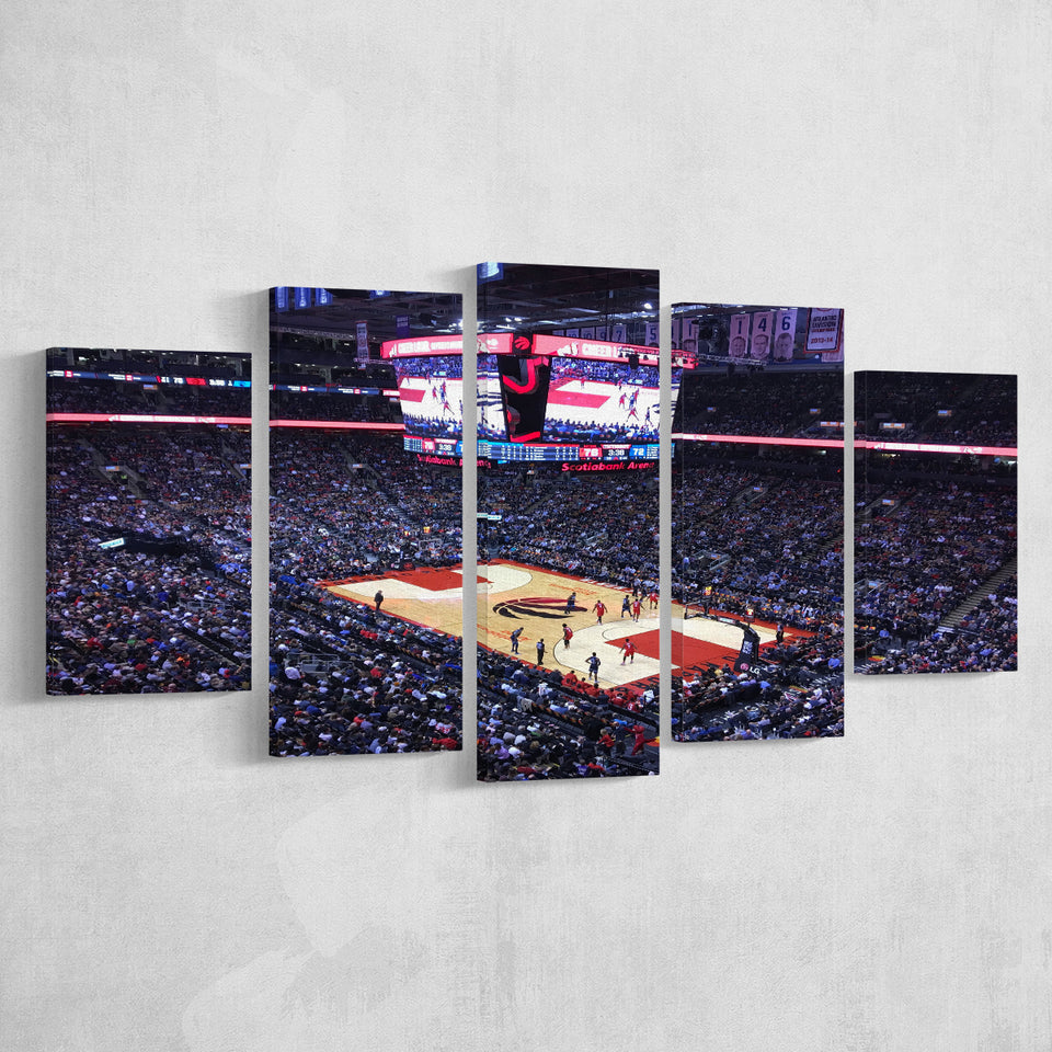 Scotiabank Arena in Toronto, Stadium Canvas, Sport Art, Large Canvas, Multi Panels, Canvas Prints Wall Art Decor